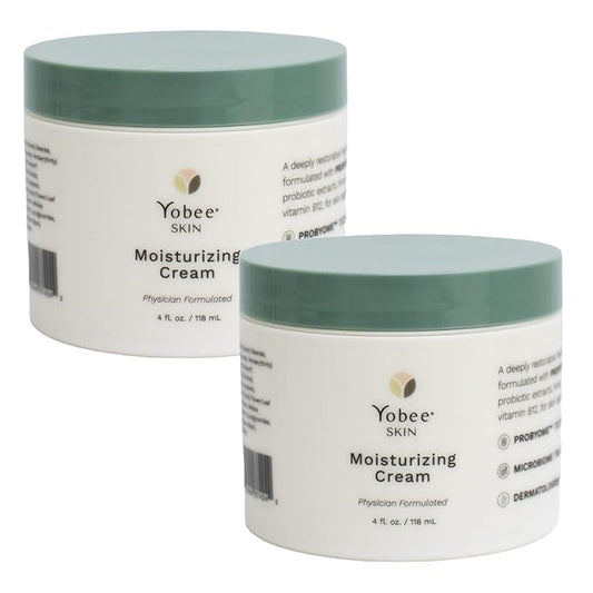 Yobee Body & Face Moisturizing Cream for Dry, Sensitive Skin | Probiotic extracts, Honey, Turmeric, Vitamin B12, Ceramides, Shea Butter | Fragrance Free | For Kids & Adults (2)-Velvo Beauty