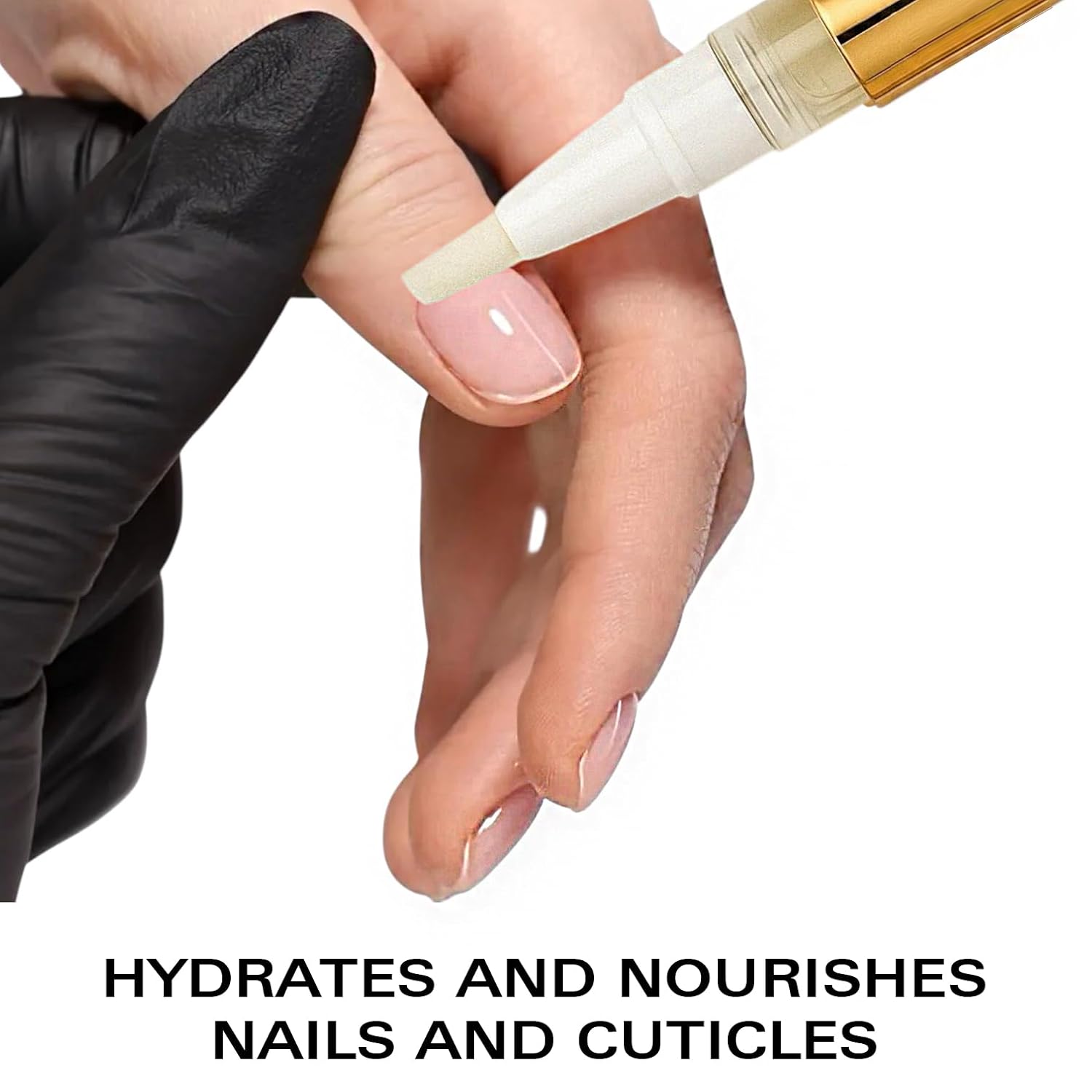 Nail Oil Cuticle Pen - Orange - Nail Strengthener & Growth Serum with Vitamin A, D, E, B5, Grapeseed & Natural Oils - Repair for Brittle, Peeling, Thin Nails - Twist Brush Pen-Velvo Beauty