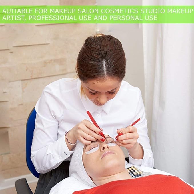 Eyelash Extension Eye Pad, 100 Pairs Under Eye Pads, Lint Free DIY False Lash Extension Beauty Makeup Hydrogel Gel Eye Patches with Transparent Cosmetic Bag-Velvo Beauty