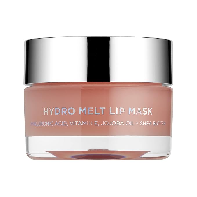 Sigma Beauty Hydro Melt Lip Mask - Hush - Lip Sleep Mask or Day Mask - Plumps, Hydrates and Adds Shine - Leave On Lip Mask with Hyaluronic Acid, Vitamin E, Jojoba oil, and Shea Butter-Velvo Beauty