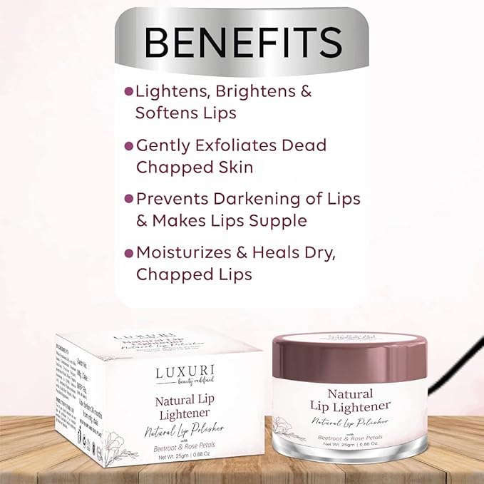 Lip Scrub Balm | Dark Lip Lightener for Women and Men | Dry Lips | Smoker | Chapped Lips | Lipstick Stain Remover | Lip Care, 25 gm-Velvo Beauty