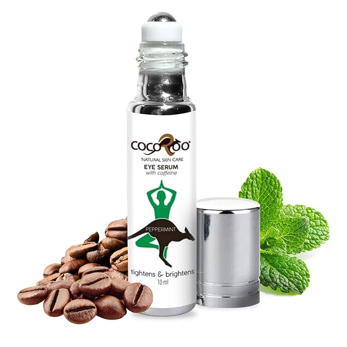 Caffeinated Eye Serum, Nutrient-Dense, 100% Pure, Natural & Vegan (Peppermint)-Velvo Beauty