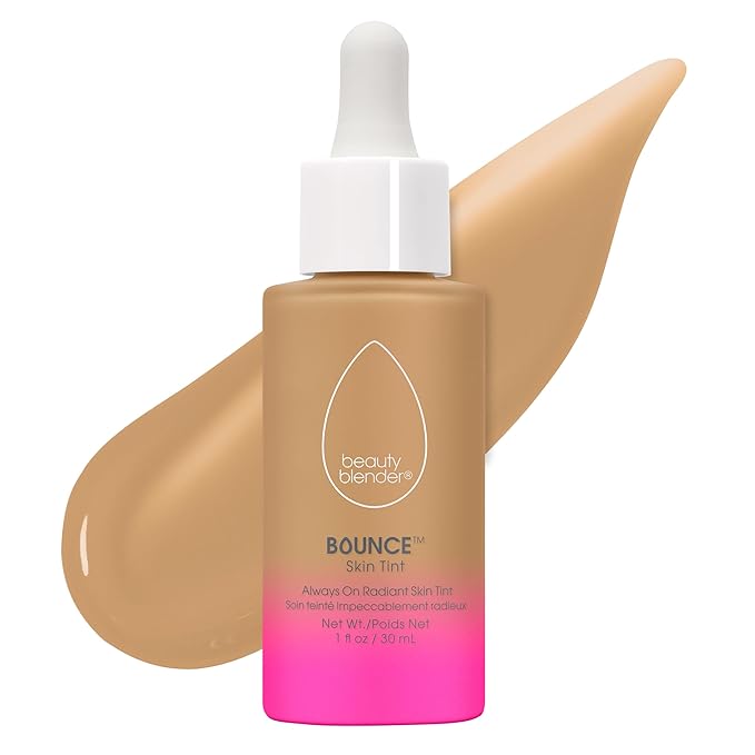 Beautyblender 12-Hour Always on Radiant Skin Tint, Breathable Serum Foundation Stays Put for All Day Long Wear, Infused with Hyaluronic Acid & Niacinamide, Medium 3-Velvo Beauty