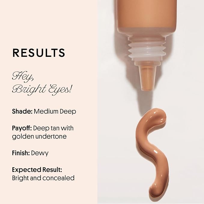 Winky Lux Peeper Perfect Under Eye Concealer, Makeup & Eye Brightener, Full Coverage Concealer for Dark Circles, Color Corrector & Eye Primer, With Collagen, Hyaluronic Acid & Vitamin E (Medium Deep)-Velvo Beauty