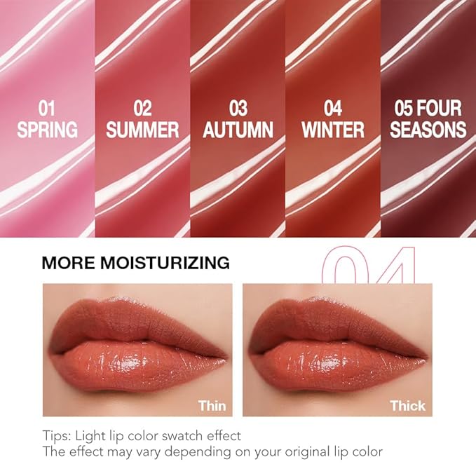 1Pcs Tinted Lip Balm Moisturizing Lipstick – Cool Plum Red Sheer Hydrating Lip Color for Dry Lips – Nourishing Lip Balm for All Women with a Subtle Natural Scent (S04 Winter)-Velvo Beauty