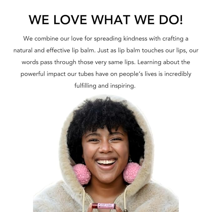 Kind Lips Lip Balm - Nourishing & Moisturizing Lip Care for Dry Lips with Shea Butter, Beeswax & Vitamin E | Strawberry Flavor | 0.15 Oz (Single Tube)-Velvo Beauty