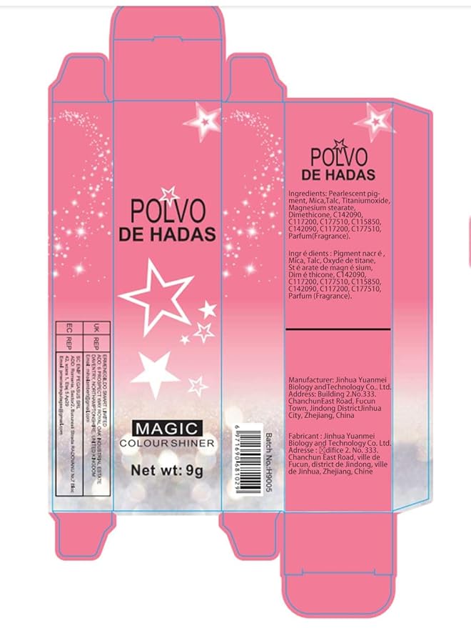 URQT 3 Color Polvo De Hadas Fairy Dust Highlight Patting Powder - Full Body Contouring and Clavicle Pearlescent Patting Powder for Face and Eye, Halloween Sparkling Body Glitter Powder (Trio)-Velvo Beauty