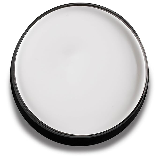 Mehron Makeup Color Cups | Stage, Foundation, Face Paint, Body Paint, Halloween | Face Paint Makeup | Greasepaint .5 oz (14 g) (Clown White)-Velvo Beauty