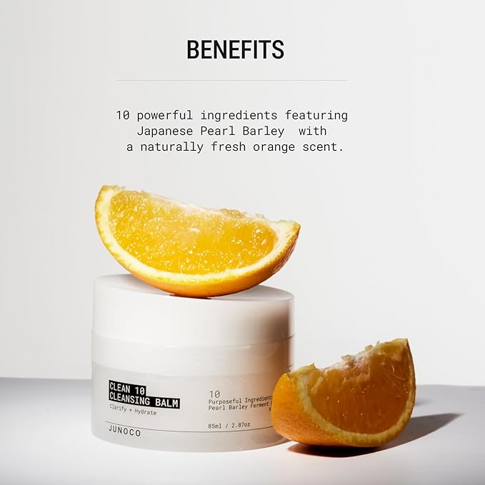 JUNO & Co. JADE Clean10 Cleansing Balm - Makeup Remover Balm - Effortlessly Removes Makeup & SPF - 2.87oz Makeup Remover Balm Full Set-Velvo Beauty