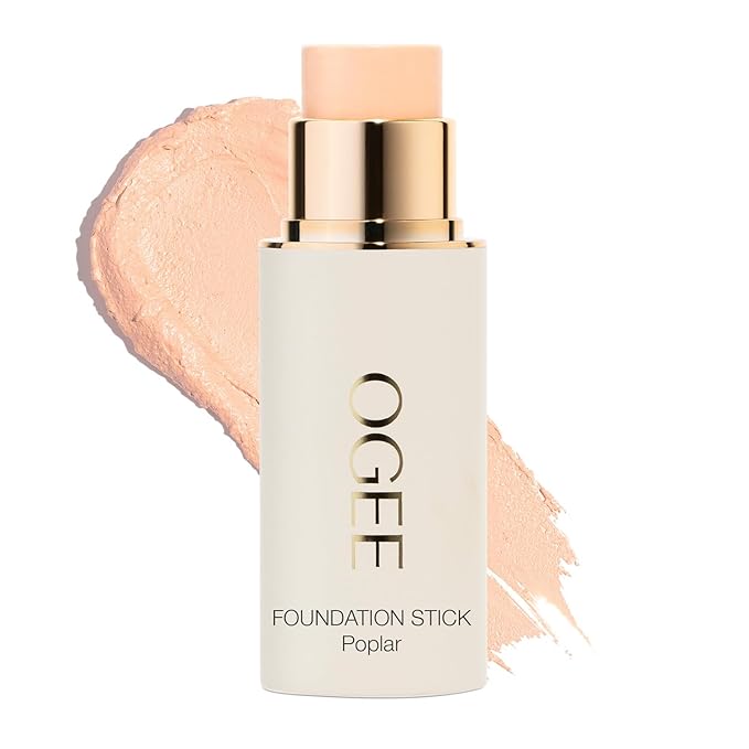 Ogee Sculpted Complexion Foundation Stick (Poplar 0.10C Fair, White-Pink Undertones) Full Coverage Foundation Makeup - Instantly Balance & Even Complexion - 70% Organic Ingredients-Velvo Beauty