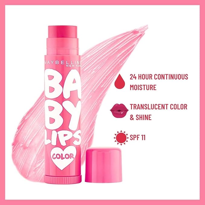 Maybelline Baby Lips Loves Color Lipcare Spf 16 - Pink Lolita-Velvo Beauty