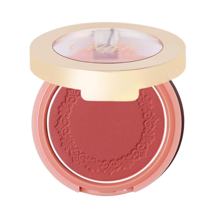 OULAC Matte Blush Makeup| Highly Pigmented Cream Blush| Natural Matte Glow| Shape & Highlight Face| Cruelty-Free Blush with Rose Oil| 08 The Miracle (matte bright coral) 4.8g-Velvo Beauty