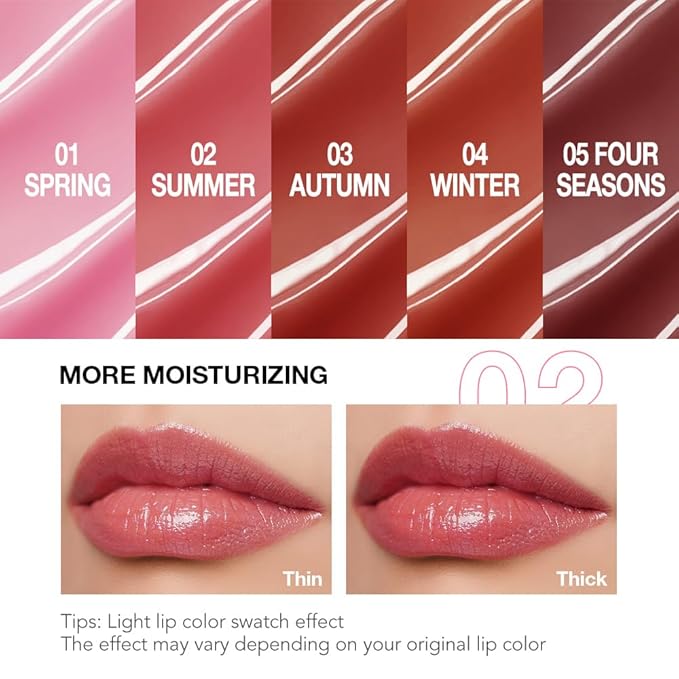 1Pcs Tinted Lip Balm Moisturizing Lipstick – Watermelon Peach Pink Sheer Hydrating Lip Color for Dry Lips – Nourishing Lip Balm for All Women with a Subtle Natural Scent (S02 Summer)-Velvo Beauty