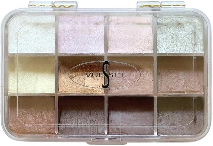 Mango - 12 Sections empty makeup palette depotting case-Velvo Beauty