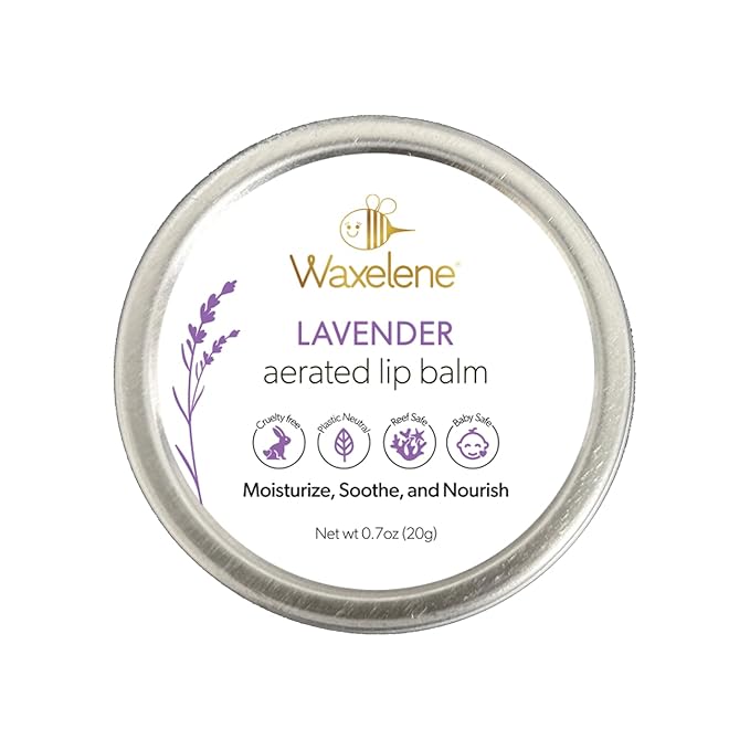 Lavender Aerated Lip Balm tin - Single-Velvo Beauty