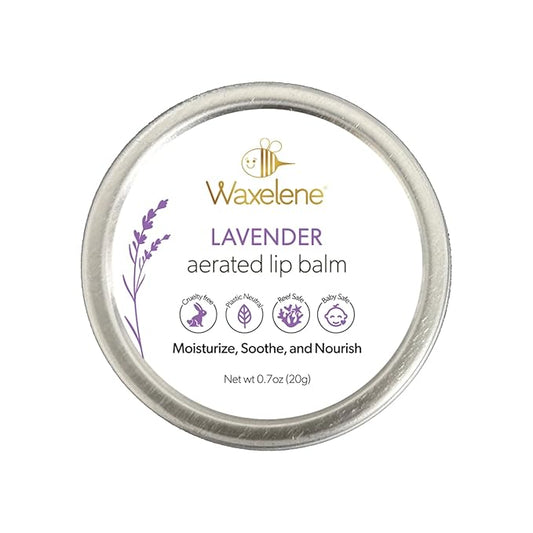 Lavender Aerated Lip Balm tin - Single-Velvo Beauty