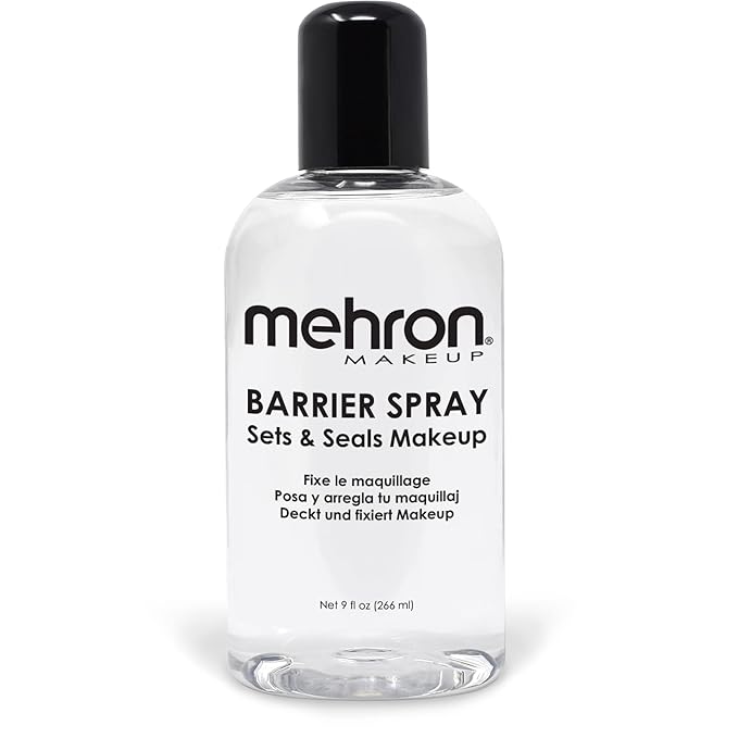 Mehron Makeup Barrier Spray | Setting Spray for Makeup | Makeup Setting Spray for Face 9 fl oz (266 ml)-Velvo Beauty