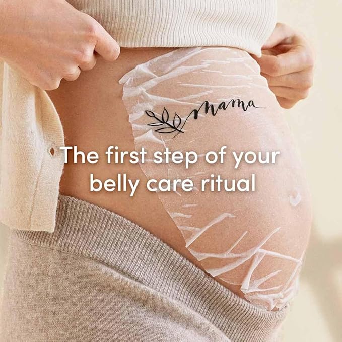 Evereden Soothing Belly Mask - 4 Belly Masks for Pregnant Women 2nd & 3rd Trimester - Hydrating, Nourishing, & Soothing Pregnancy Skin Care Belly Masks - Clean & Vegan Pregnancy & Maternity Products-Velvo Beauty