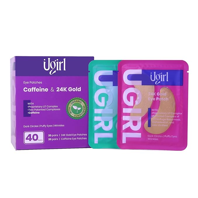 Eye Masks for Puffy Eyes - Puffy Eyes & Dark Circles Treatments - Reduce Under Eye Bags and Smooth Wrinkles - Under Eye Patches for Dark Circles - Under Eye Patches-Velvo Beauty