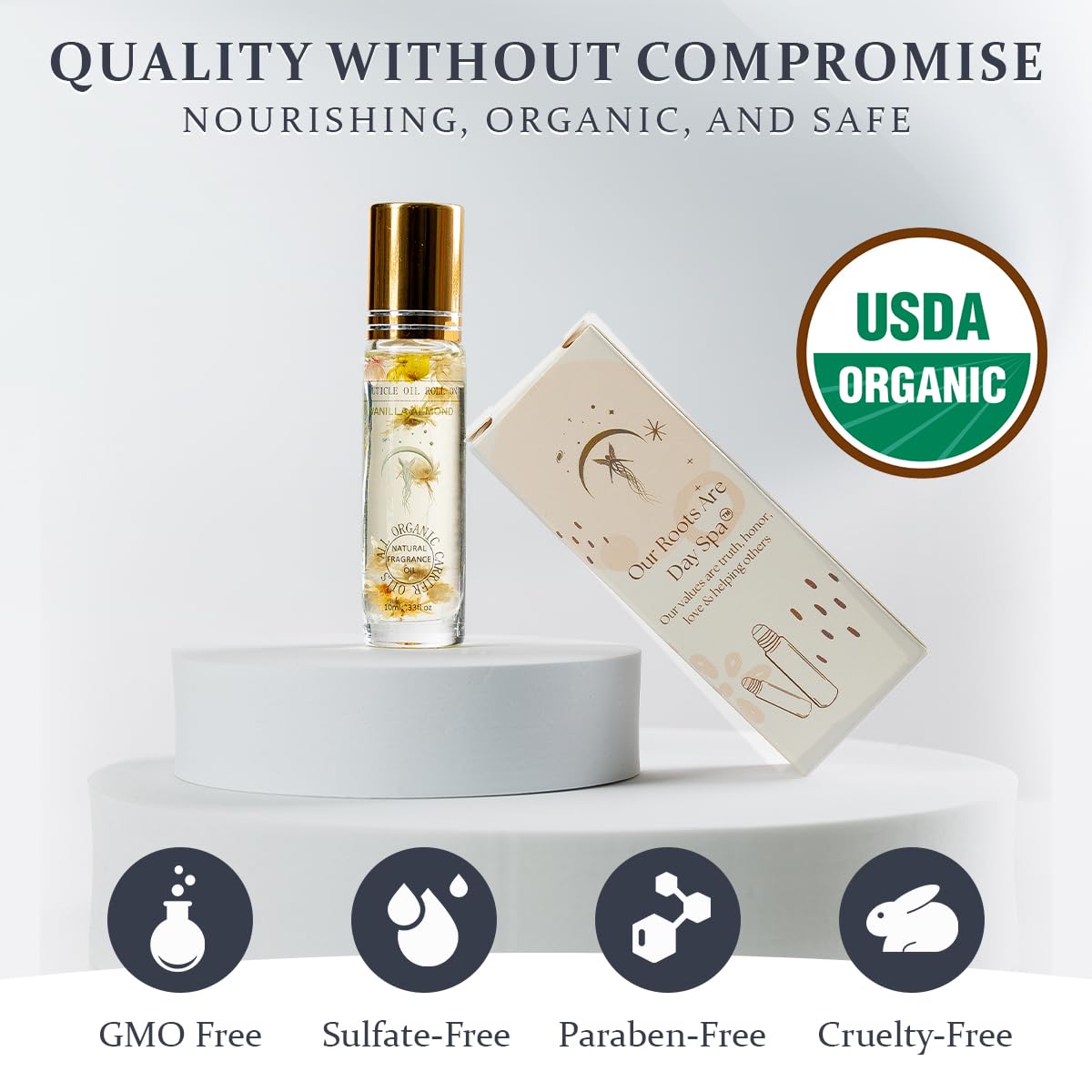 Vanilla Almond Organic Nail Cuticle Oil Pen with Jojoba, Coconut MCT, and Rosehip for Nail Hydration, Growth & Strength, Travel Size Keychain(0.34 Fl Oz)-Velvo Beauty