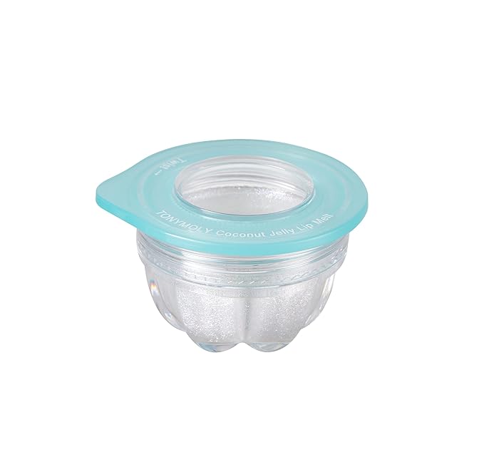 TONYMOLY Jelly Lip Melt, Coconut | Limited Edition Holographic Glitter Lip Treatment and Highlighter-Velvo Beauty