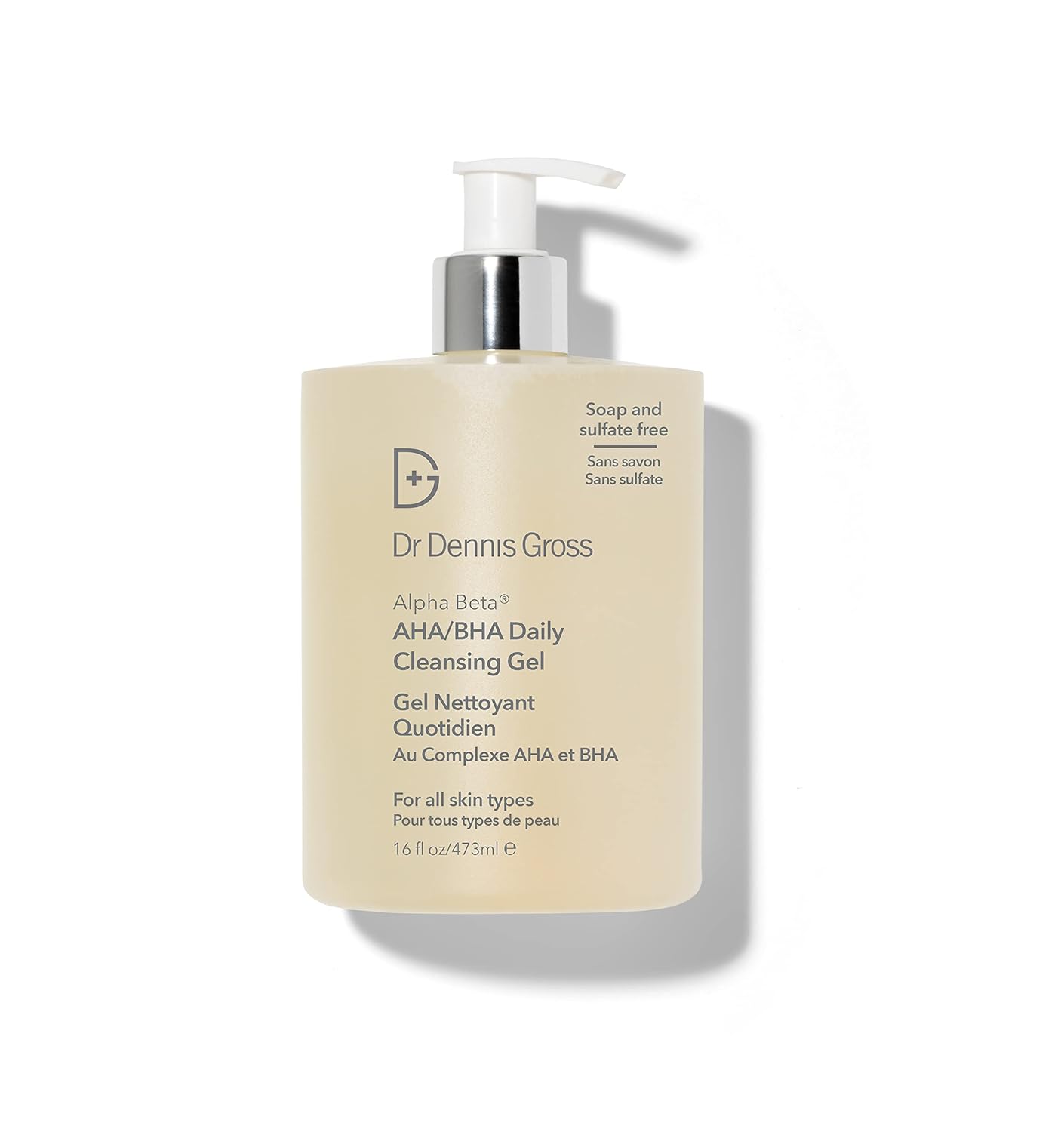 Dr. Dennis Gross Alpha Beta® AHA/BHA Daily Cleansing Gel, for Skin That is Dull, Congested and Uneven Tone & Texture (Jumbo 16 Fl Oz)-Velvo Beauty