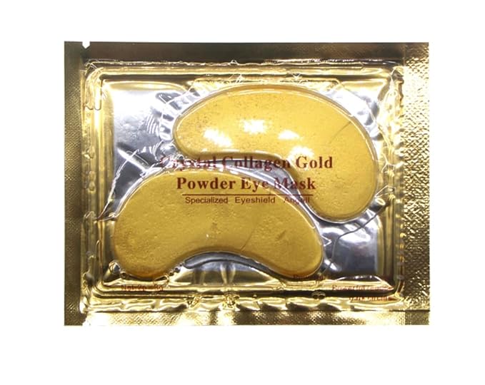 Golden Under Eye Mask (12 Pair) Amino Acid & Collagen Under Eye Mask for Face, Dark Circles and Puffiness, Wrinkles Beauty & Personal Care-Velvo Beauty