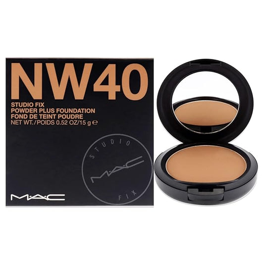 Mac Studio Fix Powder Plus Foundation Nw40 15gm/0.52 Oz-Velvo Beauty
