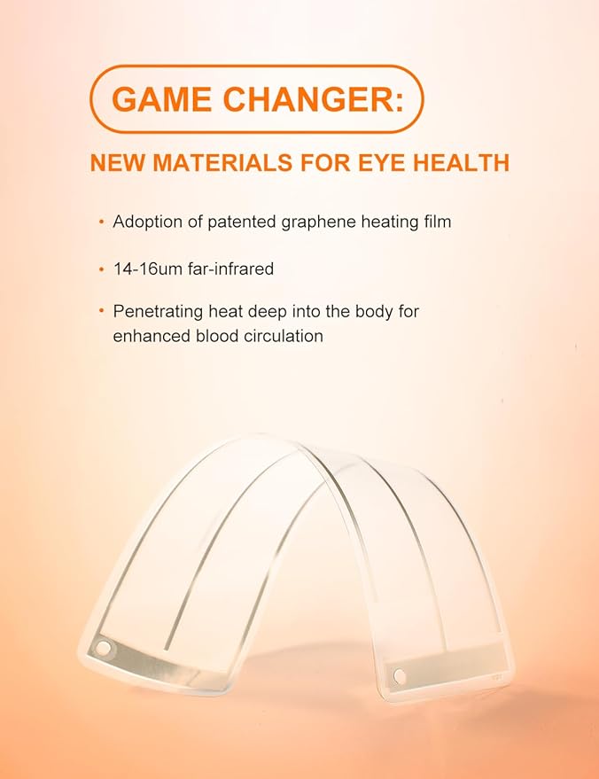 Heated Eye Mask, Cordless Heat Eye Compress for for Dry Eye Stye Relax Eye Strain, Portable Electric Warm Eye Mask for Blepharitis, Chalazion, Eye Fatigue or MGD-Velvo Beauty