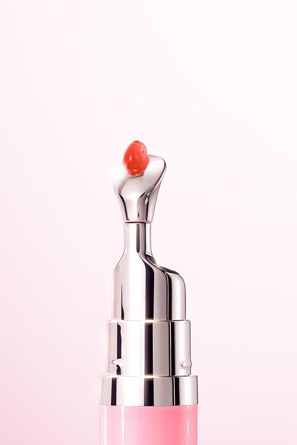 Hydrating Brightening Lip Serum, Nourishing Hydration Tinted Lip Stain, Plumping Lip Gloss with Polypeptide Squalane (02 Coral Rose)-Velvo Beauty