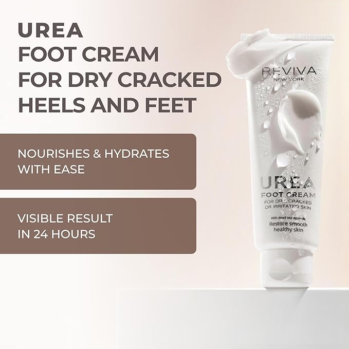 Foot Cream with Urea , Salicylic Acid & Dead Sea Minerals – Intensive Foot Cream for Dry, Cracked Heels & Feet, Callus Remover & Toenail Softener – Deep Moisturizing & Skin Repair for Cracked Feet-Velvo Beauty