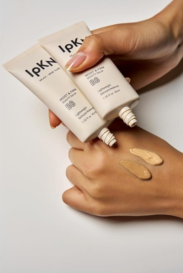 IPKN Moist & Firm BB Cream - Ultra-Hydrating Daily BB Cream with or without SPF40 - Lightweight, Non-Greasy Face Base with Antioxidants for Smooth, Radiant Skin-Velvo Beauty