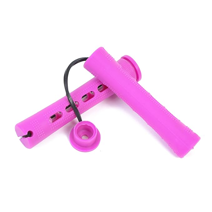 YOROSTAR 20pcs Purple Plastic Perm Rods Set for Natural Hair Cold Wave Rods Hair Rollers for Long Short Women's Hair DIY Hairdressing Tools-Velvo Beauty
