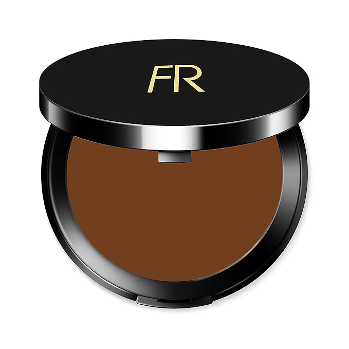 Cream To Powder Foundation by Flori Roberts, Full Coverage for Women of Color or Deeper Skin Tones, Long Lasting Makeup, Matte Finish, Covers Uneven Complexion and Hides Imperfections, 0.30 oz-Velvo Beauty