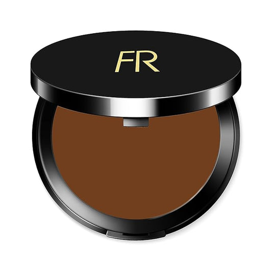 Cream To Powder Foundation by Flori Roberts, Full Coverage for Women of Color or Deeper Skin Tones, Long Lasting Makeup, Matte Finish, Covers Uneven Complexion and Hides Imperfections, 0.30 oz-Velvo Beauty