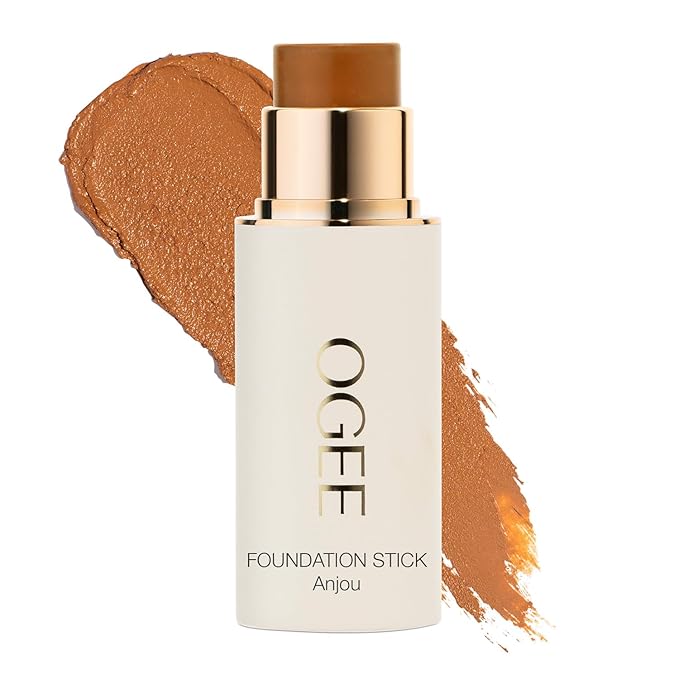 Ogee Sculpted Complexion Foundation Stick (Anjou 11.5N - Deep Beige, Golden Undertones) Full Coverage Foundation Makeup - Instantly Balance & Even Complexion - 70% Organic Ingredients-Velvo Beauty