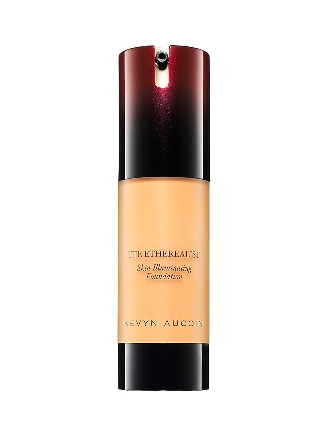 Kevyn Aucoin The Etherealist Skin Illuminating Foundation, EF 07 (Medium) shade: Comfortable, shine-free, smooth, moisturize. Medium to full coverage. Makeup artist go to. Even, bright & natural look.-Velvo Beauty