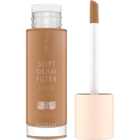 Catrice | Soft Glam Filter Fluid | Luminous Make Up Base & Highlighter for Radiant Complexion | With Vitamin E & Squalene | Vegan & Cruelty Free (65 | Tan)-Velvo Beauty