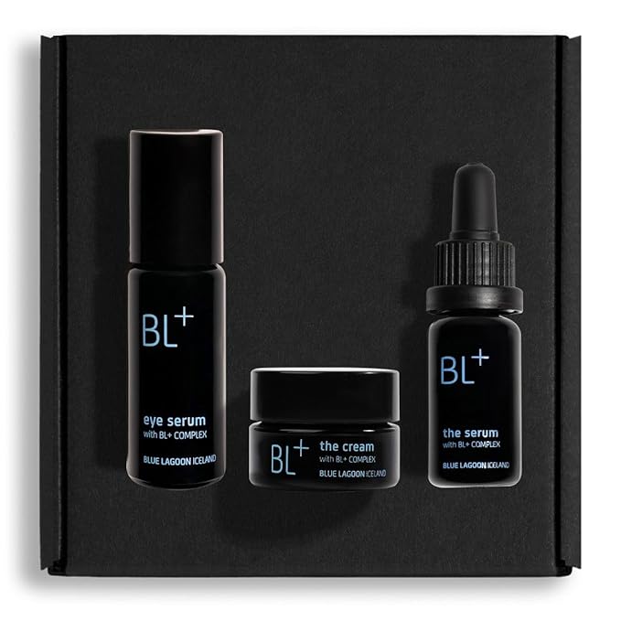 Blue Lagoon - BL+ Award Winners Kit, BL+ Eye Serum, BL+ The Serum, BL+ The Cream (20% Savings - $268 Value) | Sustainable, Bioactive Luxury Skincare (3-Piece Set)-Velvo Beauty