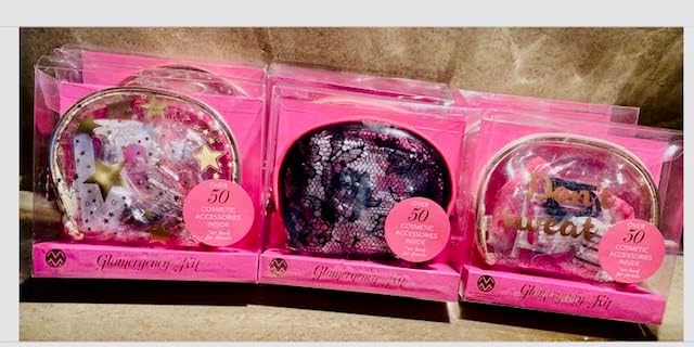 Glam Cosmetic Accessory Kit - 50 items (Star)-Velvo Beauty