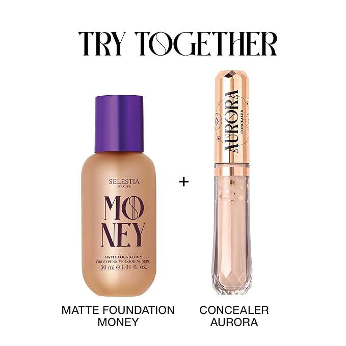 Matte Foundation Money - Long-Lasting Makeup Foundation with Flawless & Buildable Coverage - Liquid Foundation for All Skin Types (Cloud)-Velvo Beauty