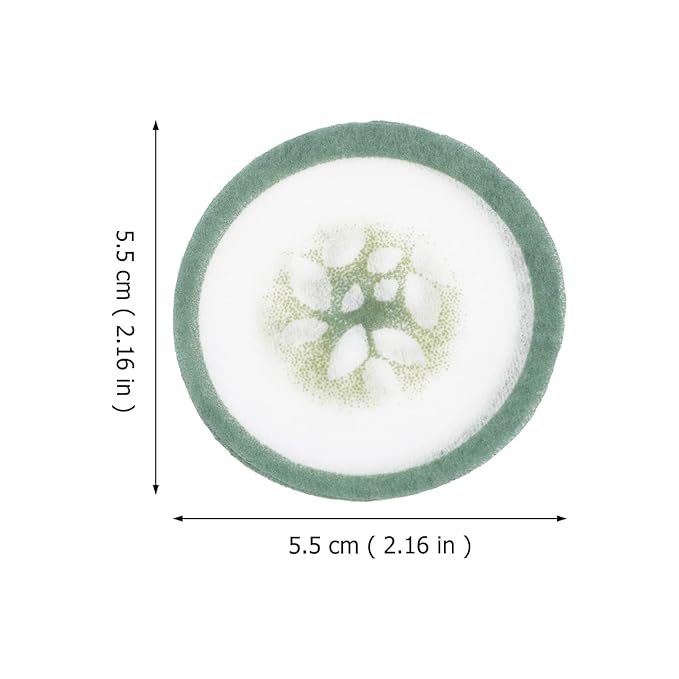 Mobestech Cucumber Eye Pads 100 Pads Non-woven Eye Soothing Spa Cooling Eye Patches with Fruit Vegetable Extracts for Eyes Reduce Dark Circles-Velvo Beauty