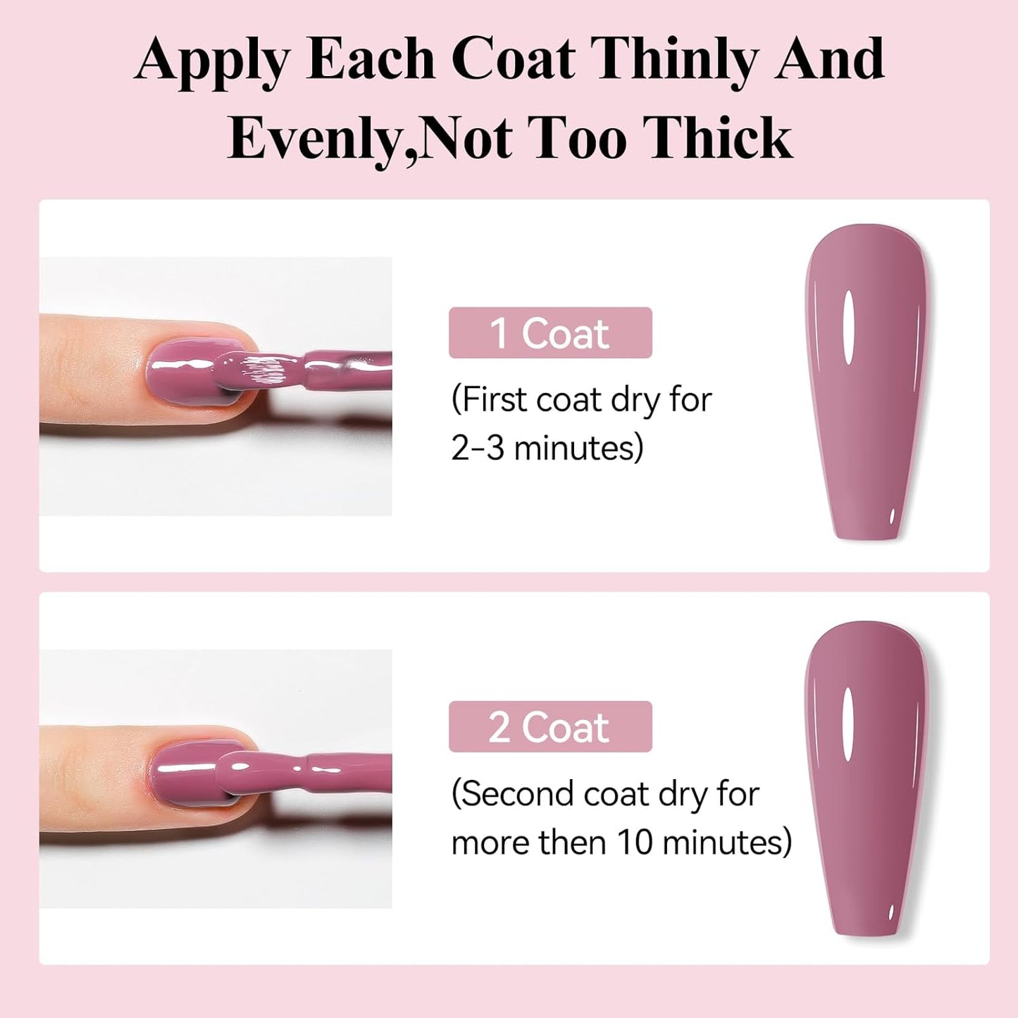 Quick Dry Nail Polish, Nail Lacquer Non-Gel Nail Art Polish for Fall and Winter, Air Fast Drying Nail Pigment High Coverage Fingernail Concealer Polish, 1PC 12ML Long Last-Velvo Beauty