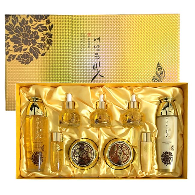 Premium Luxury Gold Women Facial Skin Care Set (7Pcs) Beauty & Personal Care, Nourishing And Moisturizing, Calming Korea Cosmetic for Yedam Yun Bit-Velvo Beauty