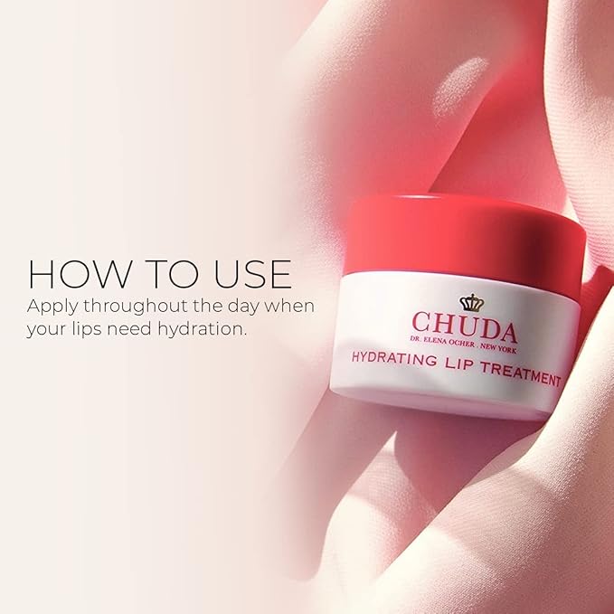 Chuda Hydrating Lip Treatment – Anti-Aging, Plumping Treatment for Lips – Intensive Lip Moisturizer - Natural Lip Hydrator – Soothing, Hydrating Lip Plumping Treatment - 5ml-Velvo Beauty