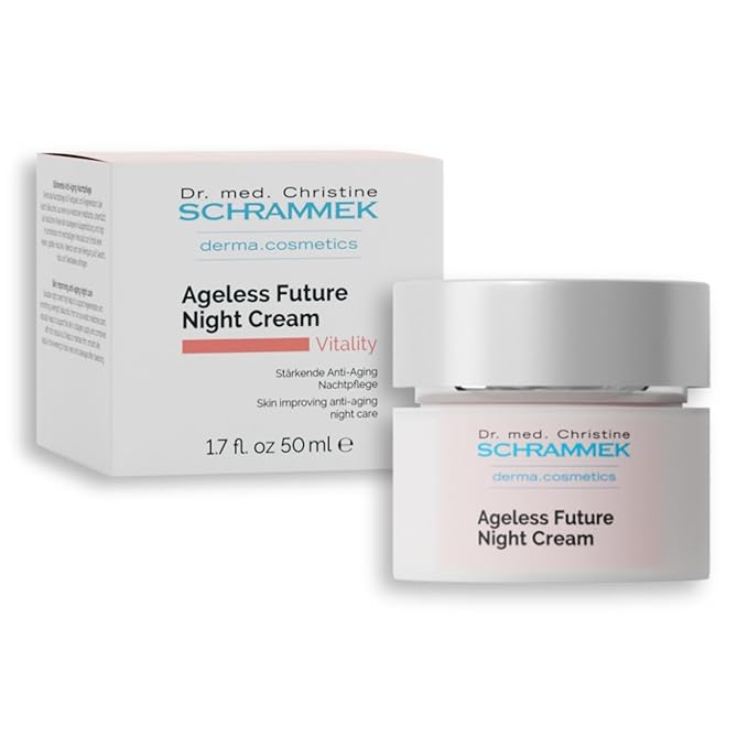 Ageless Future Night Cream (1.7 fl oz) - Skin Improving Anti-Aging Night Care – Regenerating Night Cream - with Vitamin A - Skin Care - Dr. Schrammek-Velvo Beauty