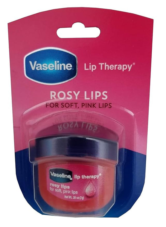 Vaseline Lip Therapy Rosy Lips Flavor Dry Chapped Lips 0.25 Oz (7g)-Velvo Beauty