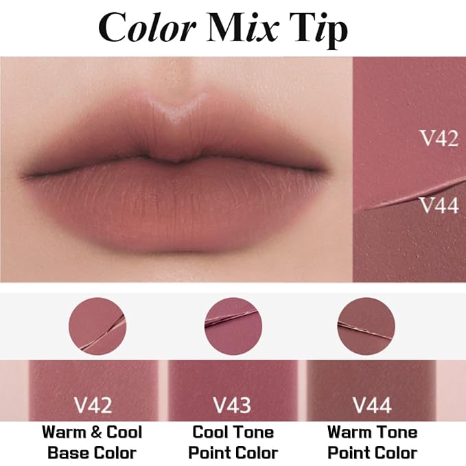 BBIA Last Velvet Tint - Soft & Creamy Matte Finish Lip Stain, Blur Effect with Velvety Texture, Long-Lasting, High Pigment, Lightweight, Non-Drying, Vegan, Korean Lip Makeup (V43 SO GOOD PLUM)-Velvo Beauty