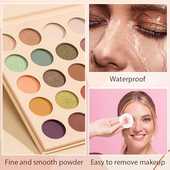 40 Girds Matte Shimmer Colorful Eyeshadow Palette for Teen Girl's Eye Makeup,High Pigmented Eye Shadow Primers Powder Palet de sombras de ojos-Velvo Beauty