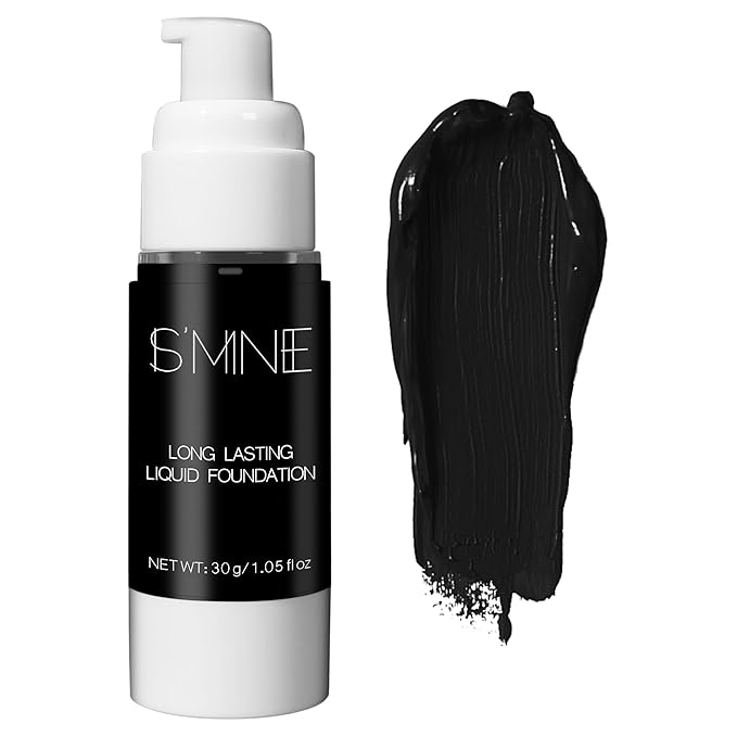 IS'MINE Black Liquid Foundation Makeup, Matte Flawless Finish Foundation, Vegan & Cruelty-Free (1.05 Fl Oz, 042)-Velvo Beauty